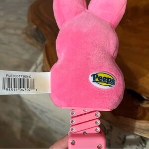 Peeps the Easter Bunny pink Pop Up Plush With Sound 9"  Works